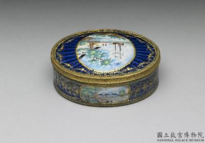 图片[3]-Copper-body painted enamel box, 18th century, Qing dynasty-China Archive